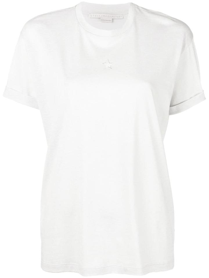 Stella Mccartney Stella Star Cut Out T-shirt - Grey