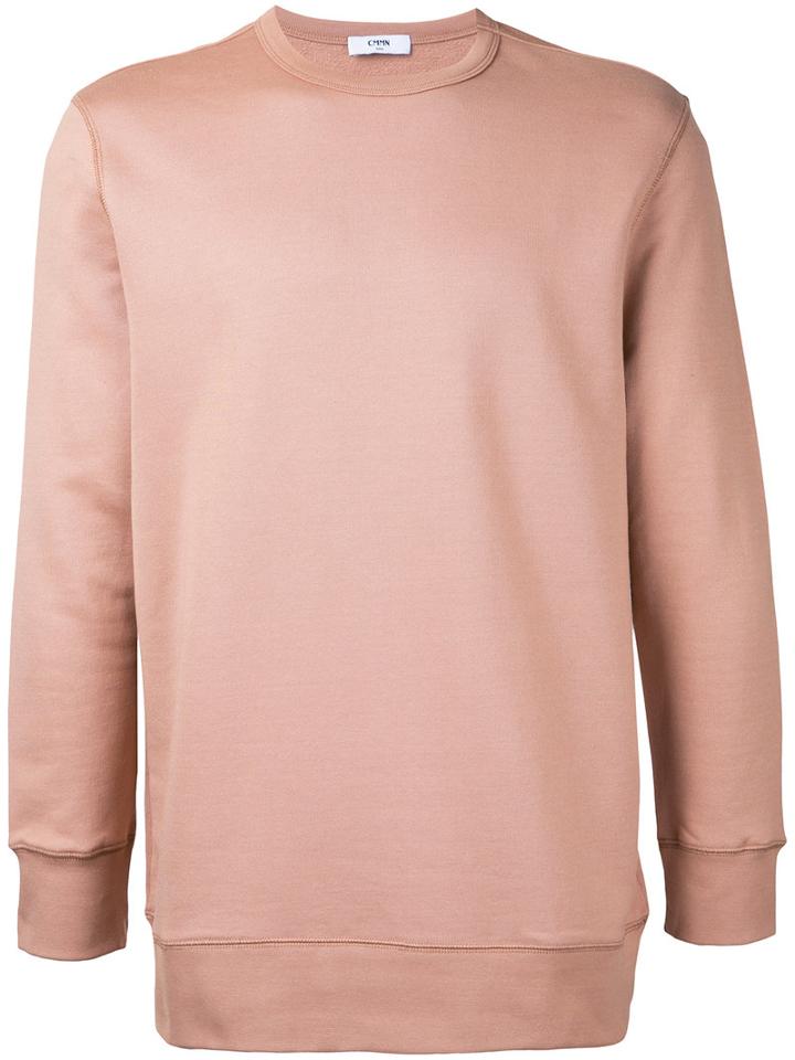 Cmmn Swdn - Crew Neck Sweatshirt - Men - Cotton - S, Pink/purple, Cotton