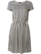 A.p.c. Striped Dress, Women's, Size: 38, Blue, Viscose