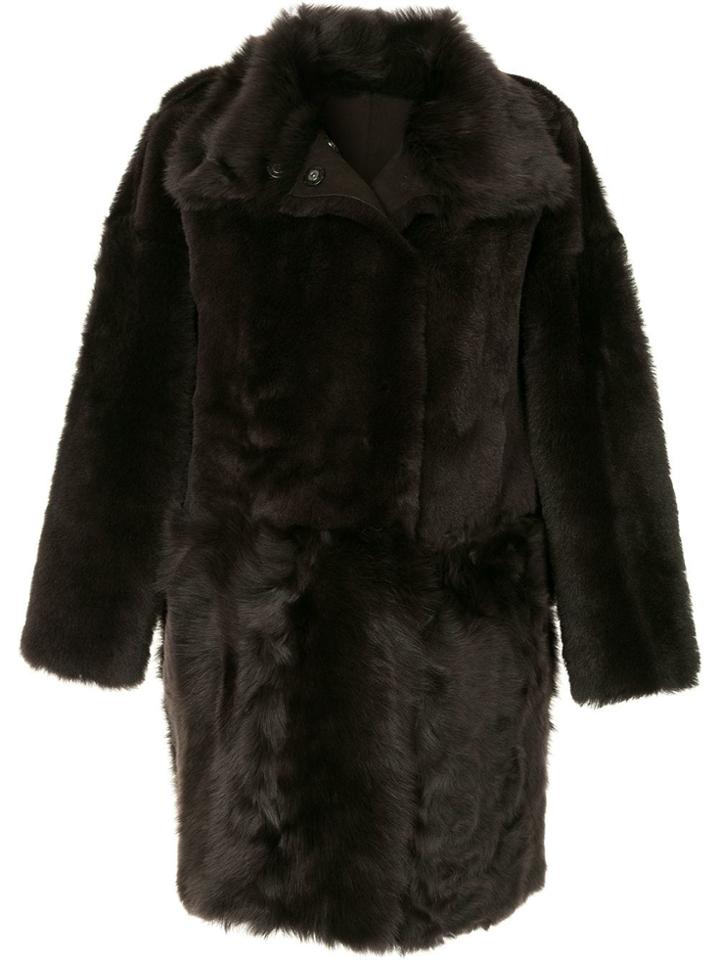 Yves Salomon Fur Coat - Black