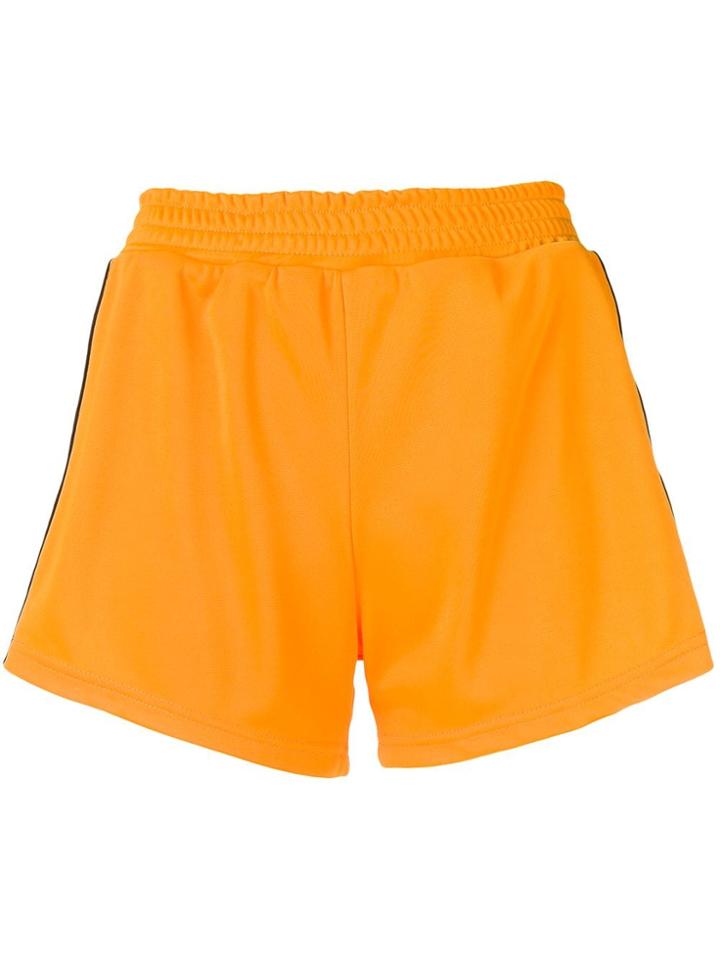 Chiara Ferragni Flirting Side Stripe Shorts - Orange