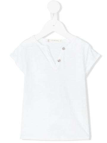 1+ In The Family - Henley T-shirt - Kids - Cotton - 18 Mth, White