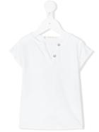 1+ In The Family - Henley T-shirt - Kids - Cotton - 18 Mth, White