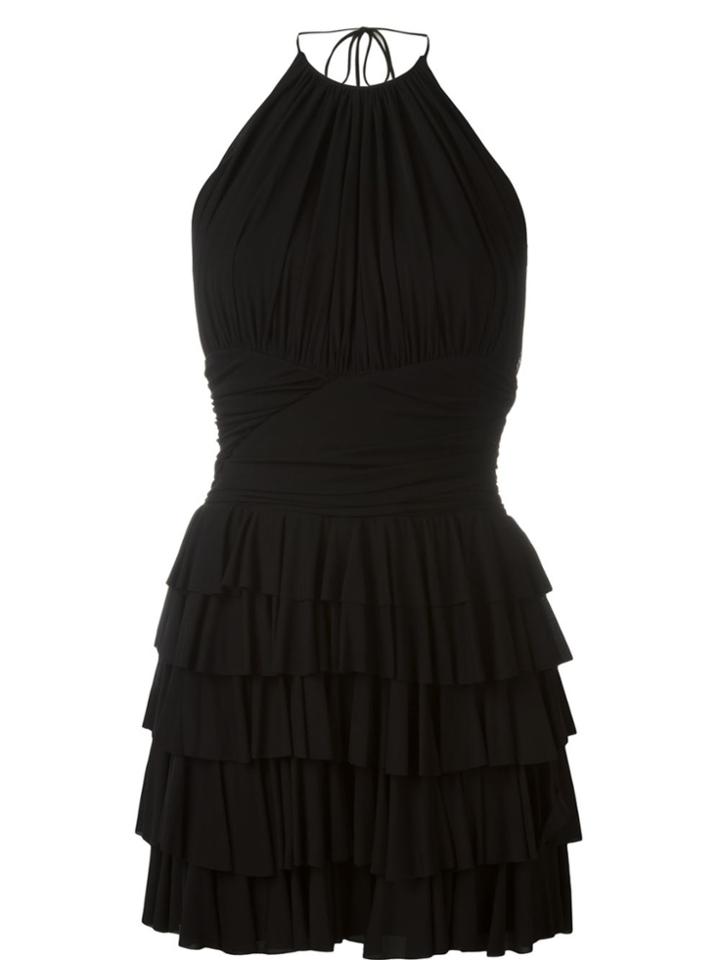 Balmain Halterneck Dress - Black