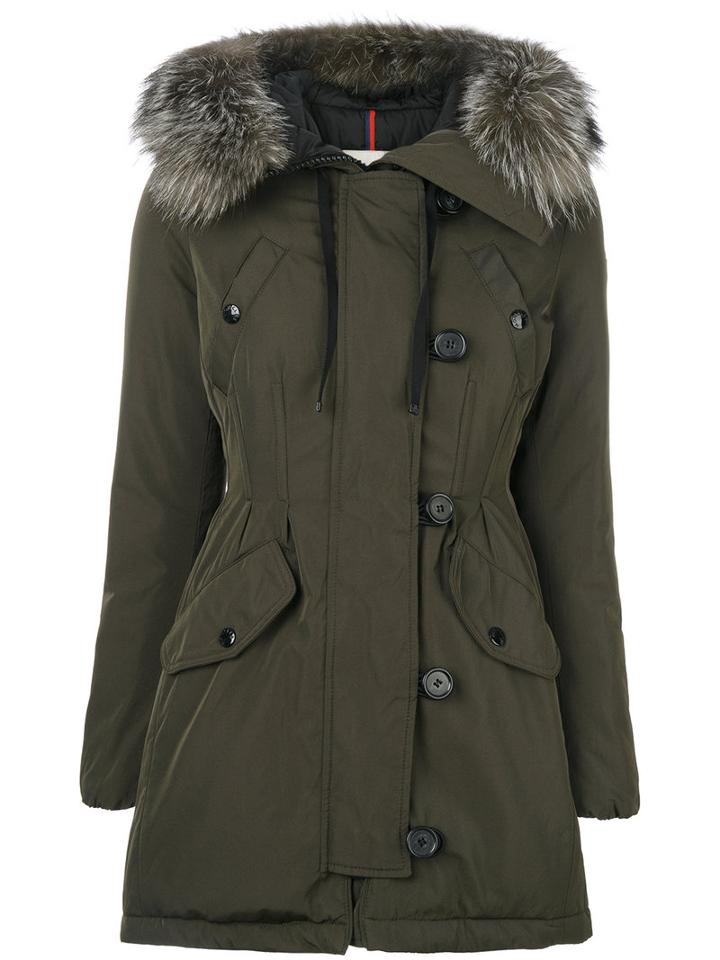 Moncler - Padded Jacket - Women - Cotton/polyamide/polyester/goose Down - 1, Green, Cotton/polyamide/polyester/goose Down