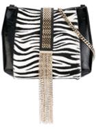 Lanvin - Zebra Print Satchel - Women - Leather/calf Hair/metal - One Size, Black, Leather/calf Hair/metal