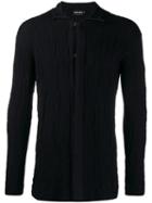 Giorgio Armani Pre-owned 1990's Collared Cardigan - Black