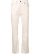 Alexa Chung Cropped Flared Jeans - Neutrals