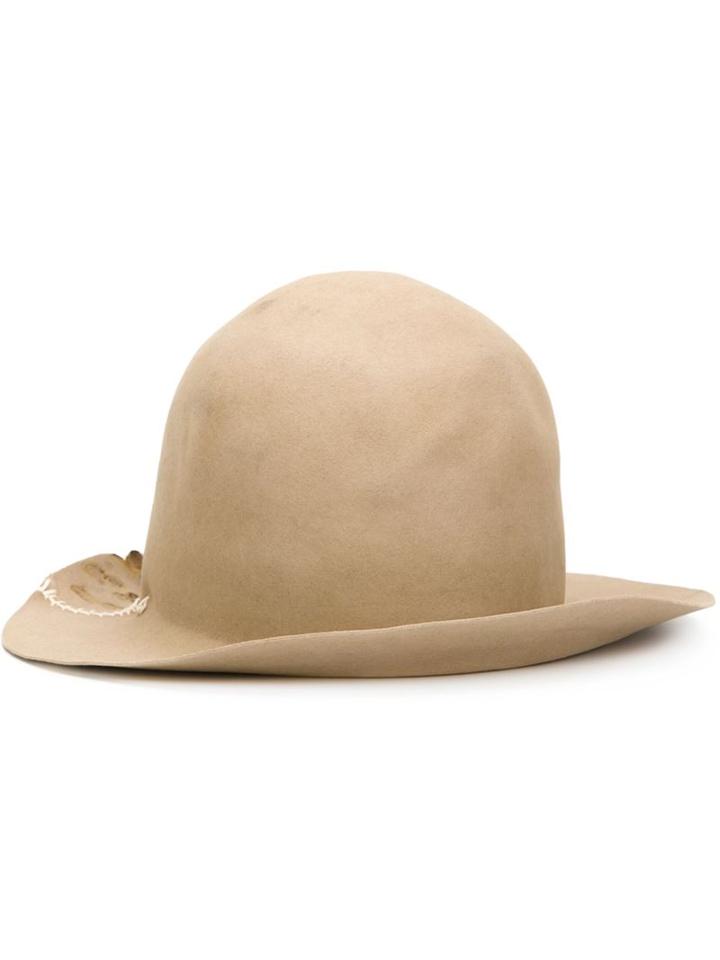 Horisaki Design & Handel Burnt Effect Floppy Hat
