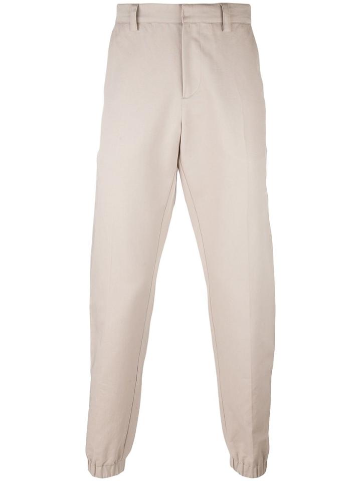 Ami Alexandre Mattiussi Elasticated Ankle Trousers - Nude & Neutrals