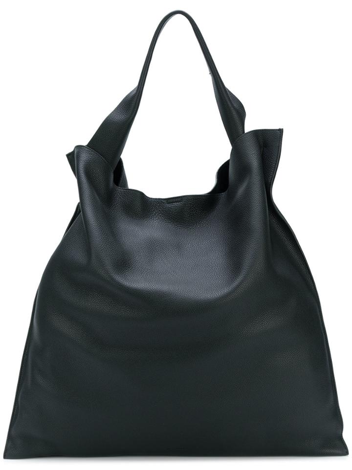 Jil Sander Soft Shopper Bag - Black