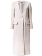 H Beauty & Youth. 'pile' Coat, Women's, Size: Medium, Nude/neutrals, Cotton/cupro/cashmere/wool