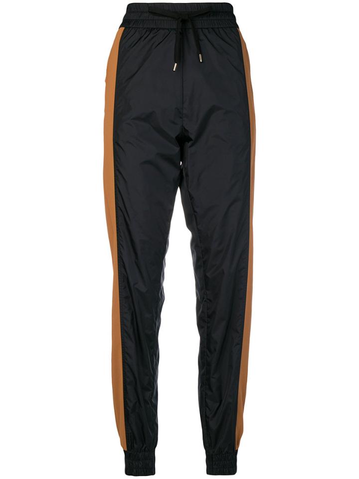 No21 Striped Jogging Trousers - Black