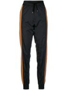 No21 Striped Jogging Trousers - Black