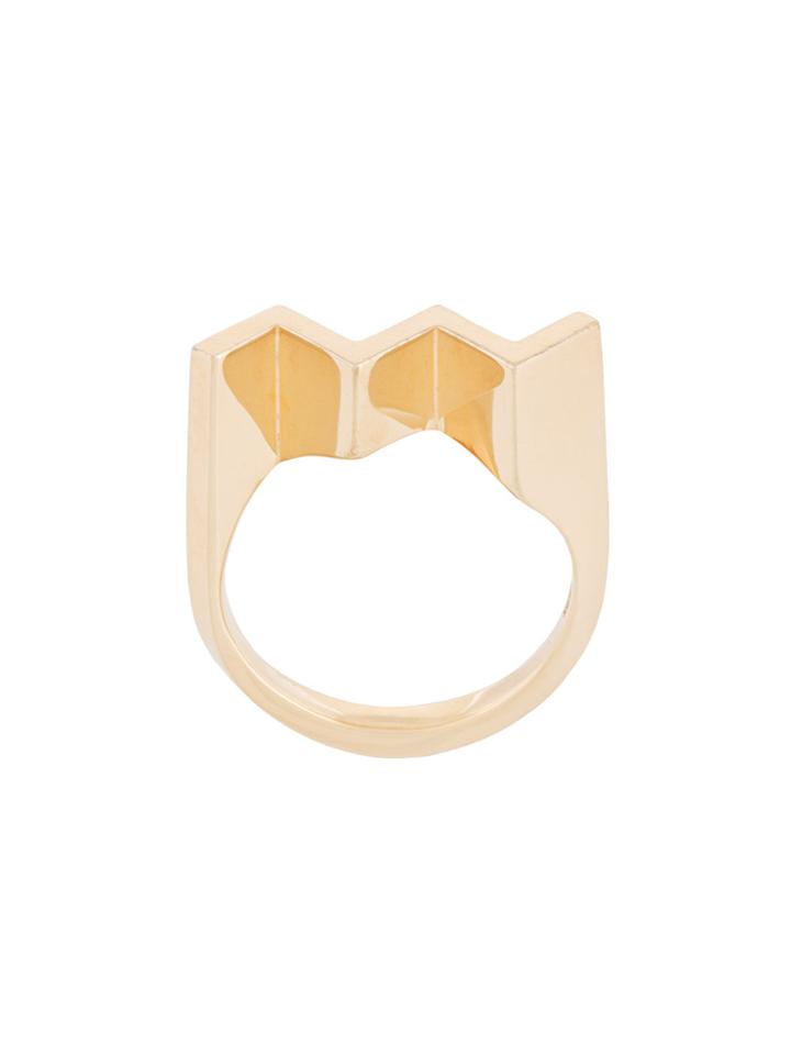 Mehem Wavy Ring - Metallic