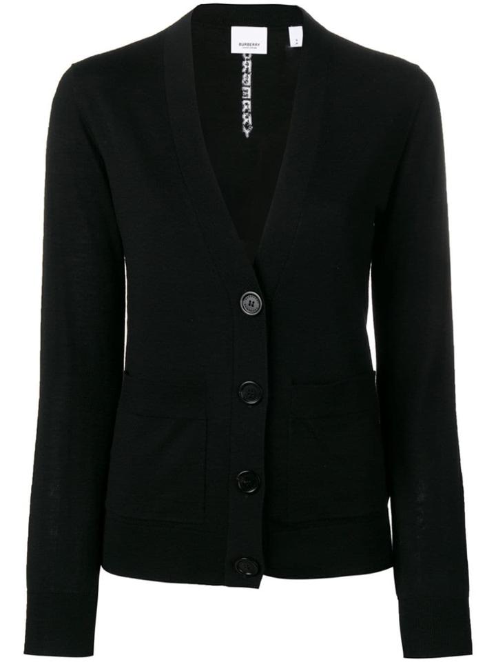 Burberry Button-front Cardigan - Black
