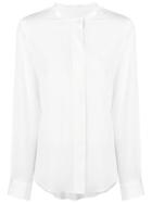 Alberto Biani Mandarin Collar Shirt - White