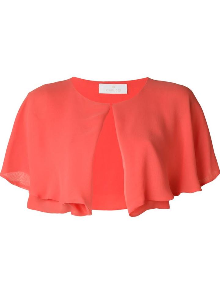 Capucci Shrug Top, Women's, Size: 44, Pink/purple, Silk