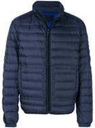 Prada Standing Collar Down Jacket - Blue