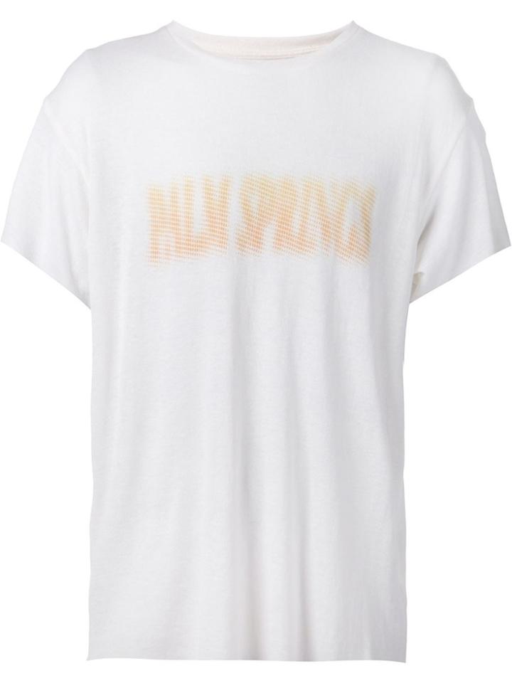 The Elder Statesman Palm Springs Print T-shirt - White