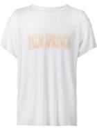 The Elder Statesman Palm Springs Print T-shirt - White