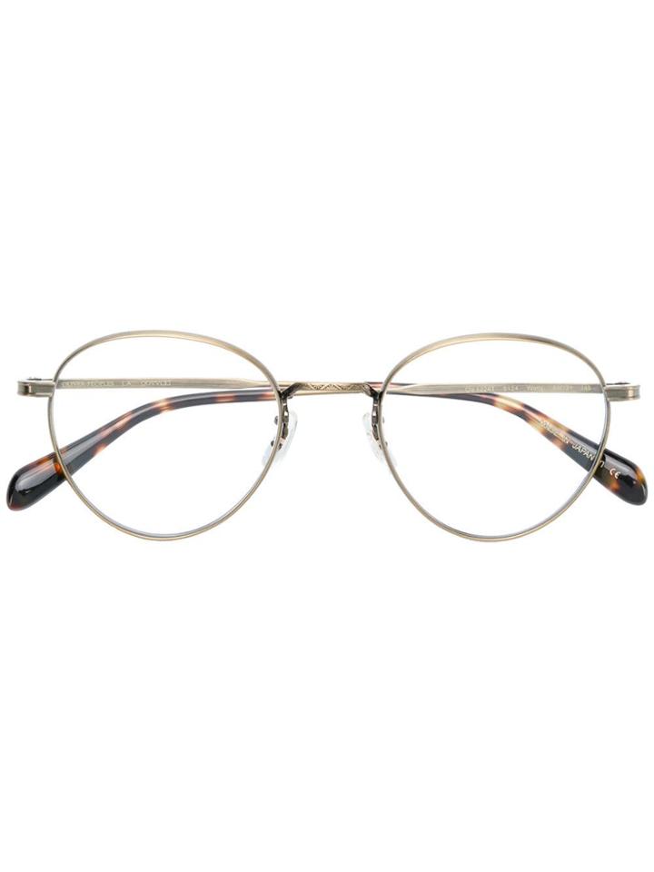 Oliver Peoples Watts Glasses - Metallic