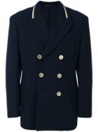 Yohji Yamamoto Pre-owned Double-breasted Blazer - Blue