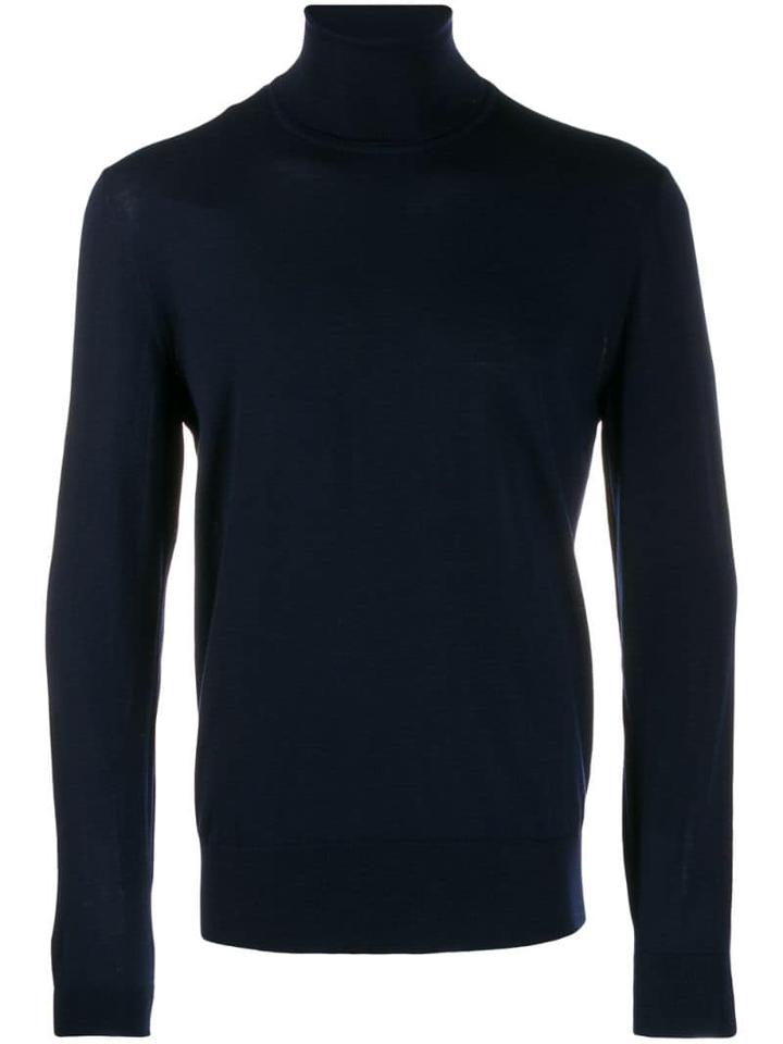 Dolce & Gabbana Roll Neck Sweater - Blue