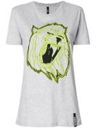 Versus Printed Lion T-shirt - Grey