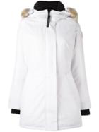 Canada Goose 'victoria' Parka, Women's, Size: Small, White, Polyester/nylon/cotton/coyote Fur
