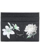Dolce & Gabbana Flower Cardholder - Black