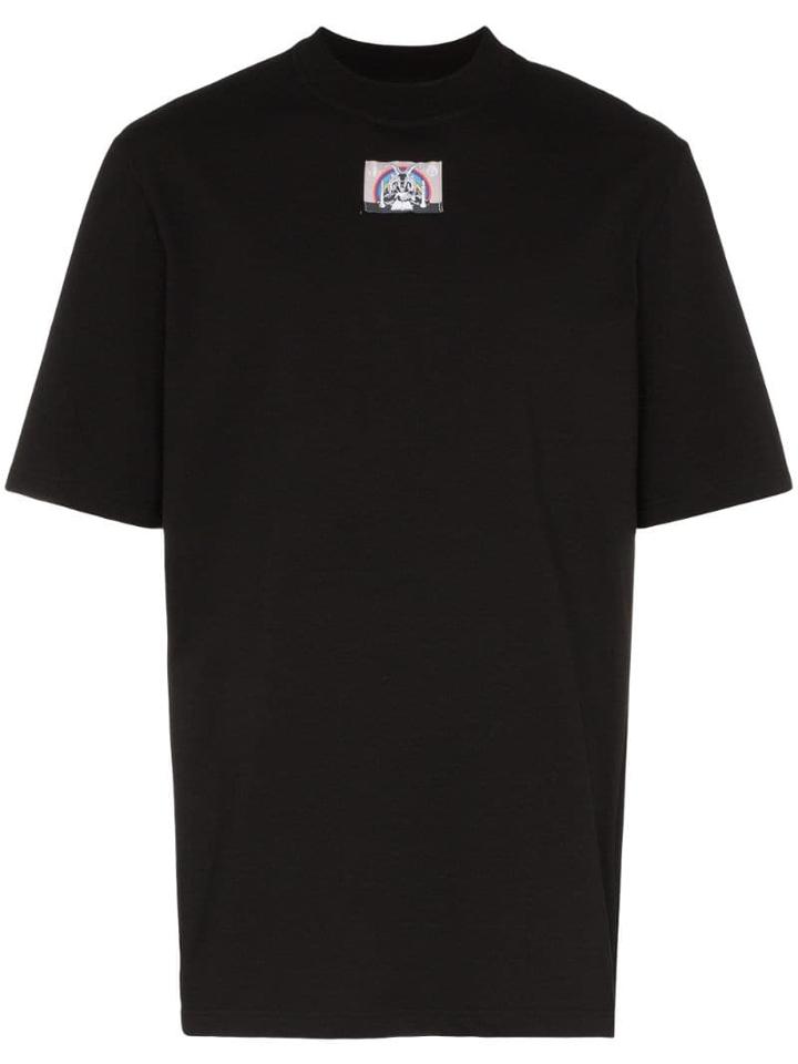 Boramy Viguier Chest Graphic Cotton T-shirt - Black
