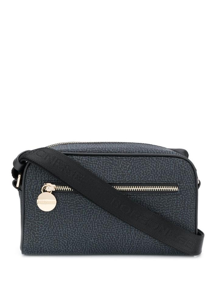 Borbonese Jet Op Small Cross Body Bag - Black