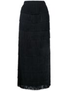 Stella Mccartney Annika Skirt, Women's, Size: 38, Black, Silk