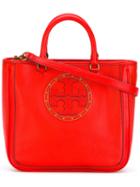 Tory Burch - Logo Tote - Women - Leather - One Size, Red, Leather