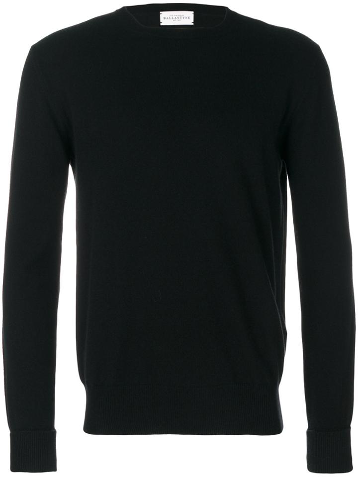 Ballantyne Crew Neck Jumper - Black