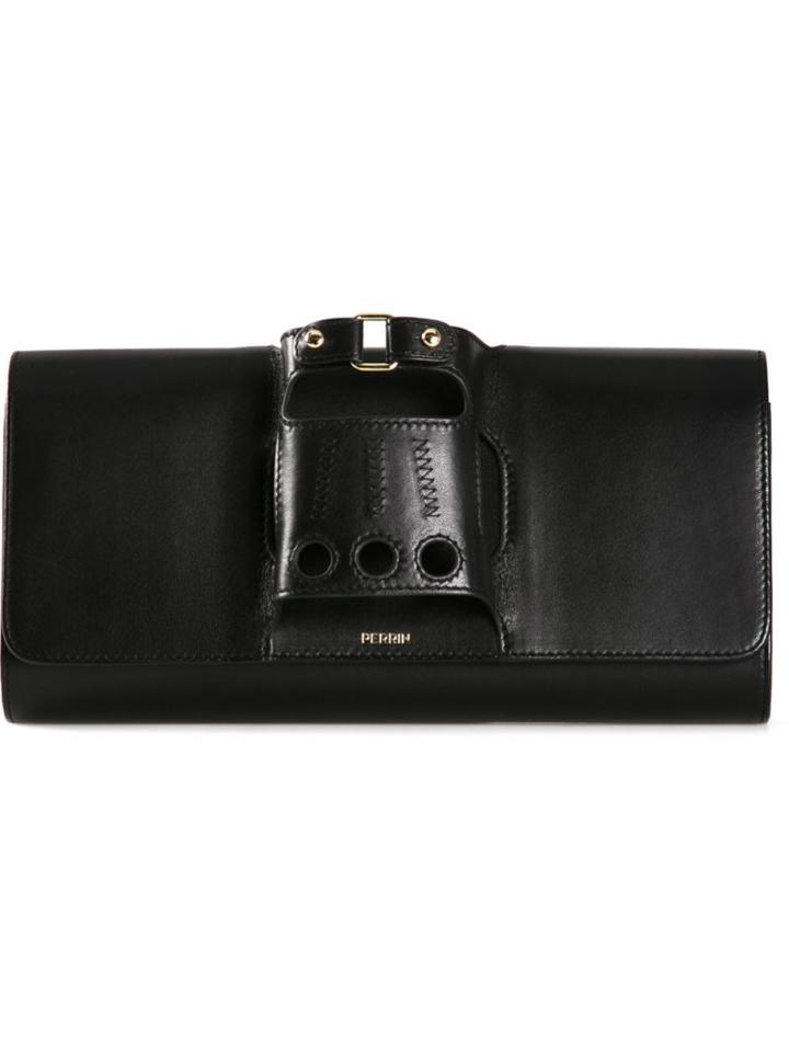 Perrin Paris 'cabriolet' Clutch, Women's, Black