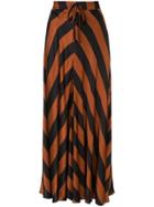 Lee Mathews Ingrid Bias Skirt - Brown