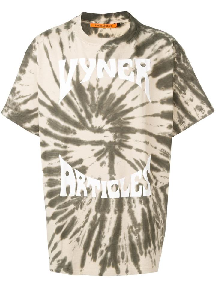 Vyner Articles Spiral Tie-dye T-shirt - Green