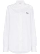 Calvin Klein Jeans Logo Button Down Shirt - White
