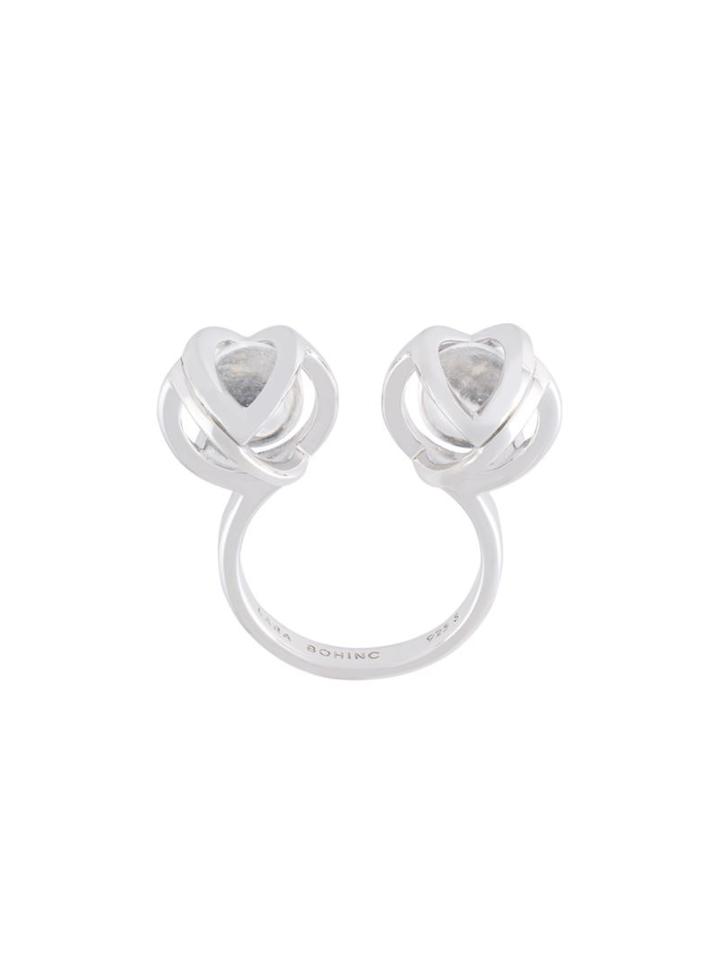 Lara Bohinc 'planetaria' Double Ring, Women's, Size: 54, Metallic