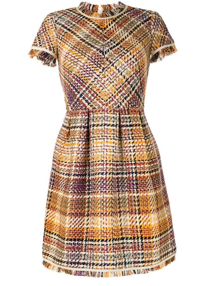 Paule Ka Shortsleeve Tweed Dress - Multicolour