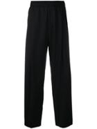 Mcq Alexander Mcqueen Loose Fit Tapered Trousers - Black