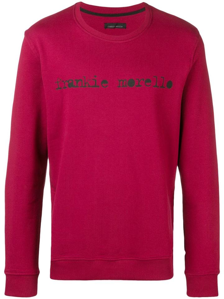 Frankie Morello Logo Sweatshirt - Red