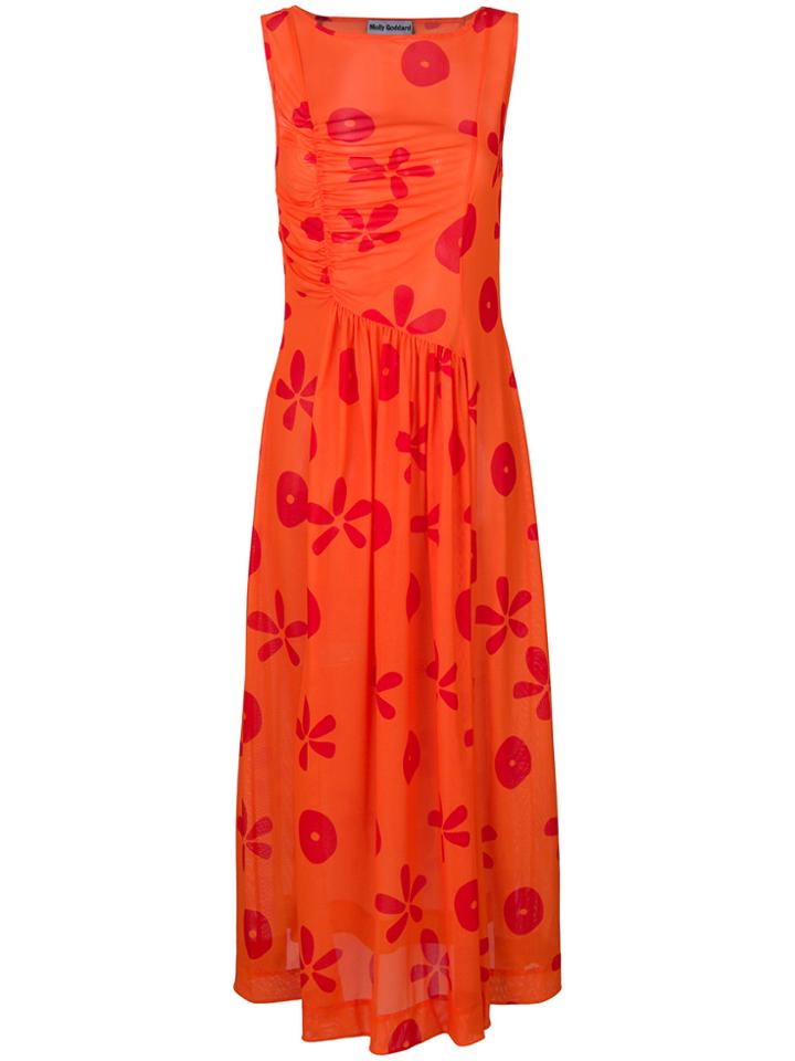 Molly Goddard Corrin Dress - Yellow & Orange