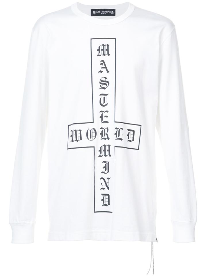 Mastermind Japan Cross Logo Top - White