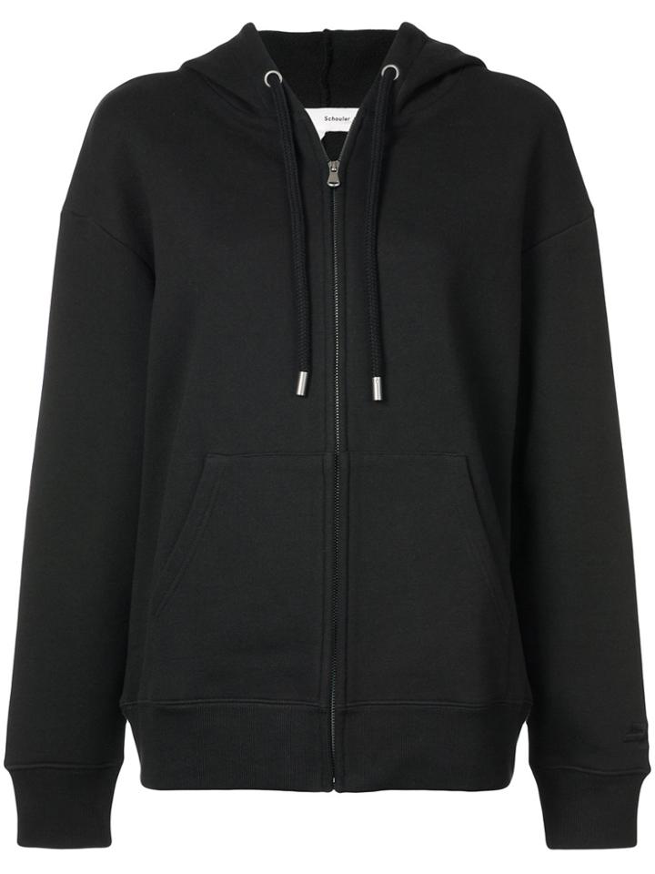 Proenza Schouler Pswl Zip Hoodie - Black