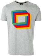 Ps By Paul Smith - Square Print T-shirt - Men - Organic Cotton - S, Grey, Organic Cotton