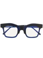 Kuboraum Oversized Square Glasses - Blue