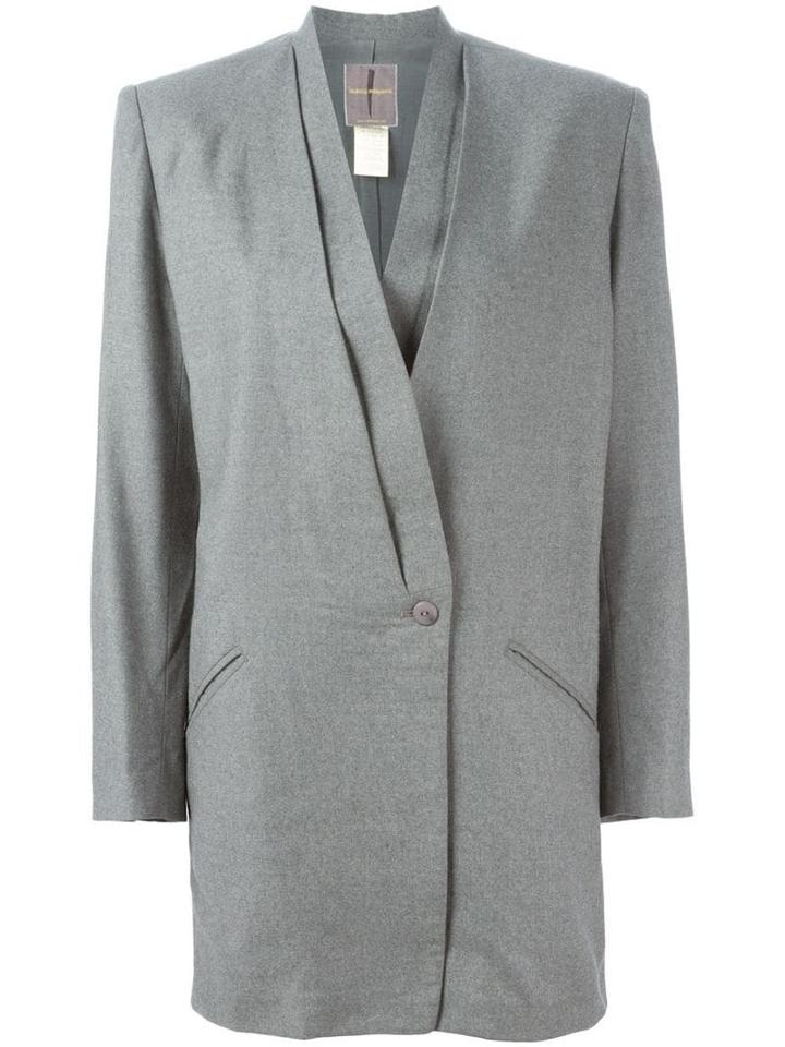 Issey Miyake Pre-owned Draped Blazer - Grey